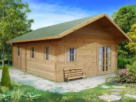 Nottingham Log Cabin
